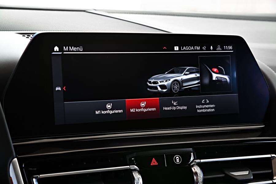 Детали интерьера BMW M8 Competition Coupe (F92) 2019 года  (UK) (фото 153 из 157)
